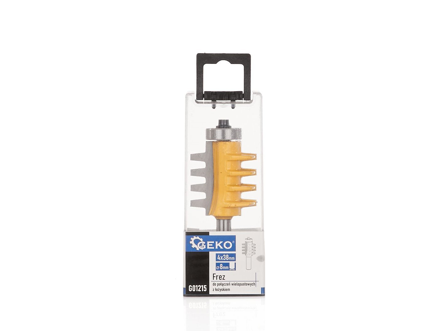 8 mm shank height multi-slot milling cutter bit 4x38 mm with bearing