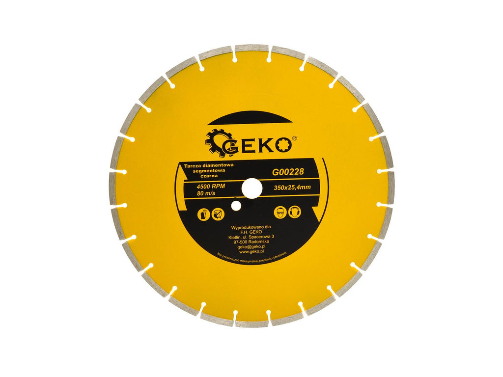 Segmented Rim Diamond Blade 350 x 8 x 25.4 mm