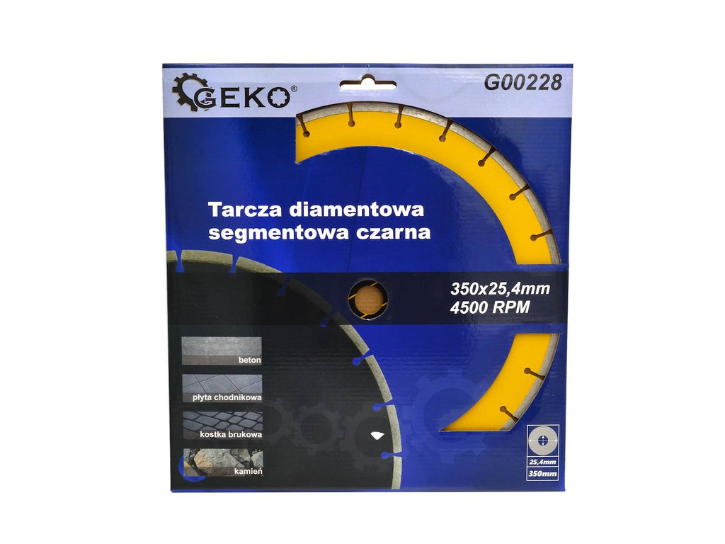 Segmented Rim Diamond Blade 350 x 8 x 25.4 mm