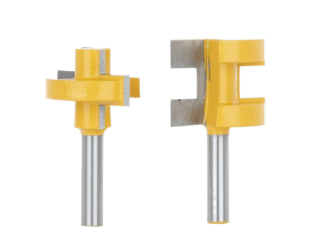Multi-slot milling cutter bits, 8 mm shank height — 2 pcs