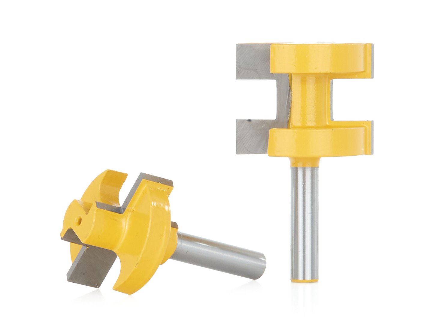 Multi-slot milling cutter bits, 8 mm shank height — 2 pcs