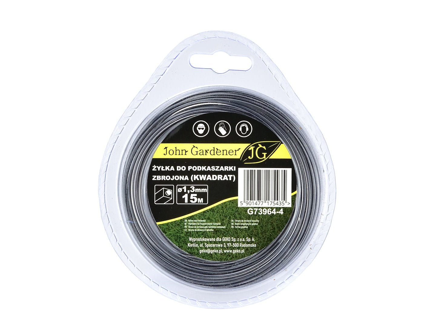 Reinforced Nylon Line 1.3mm x 15m Square