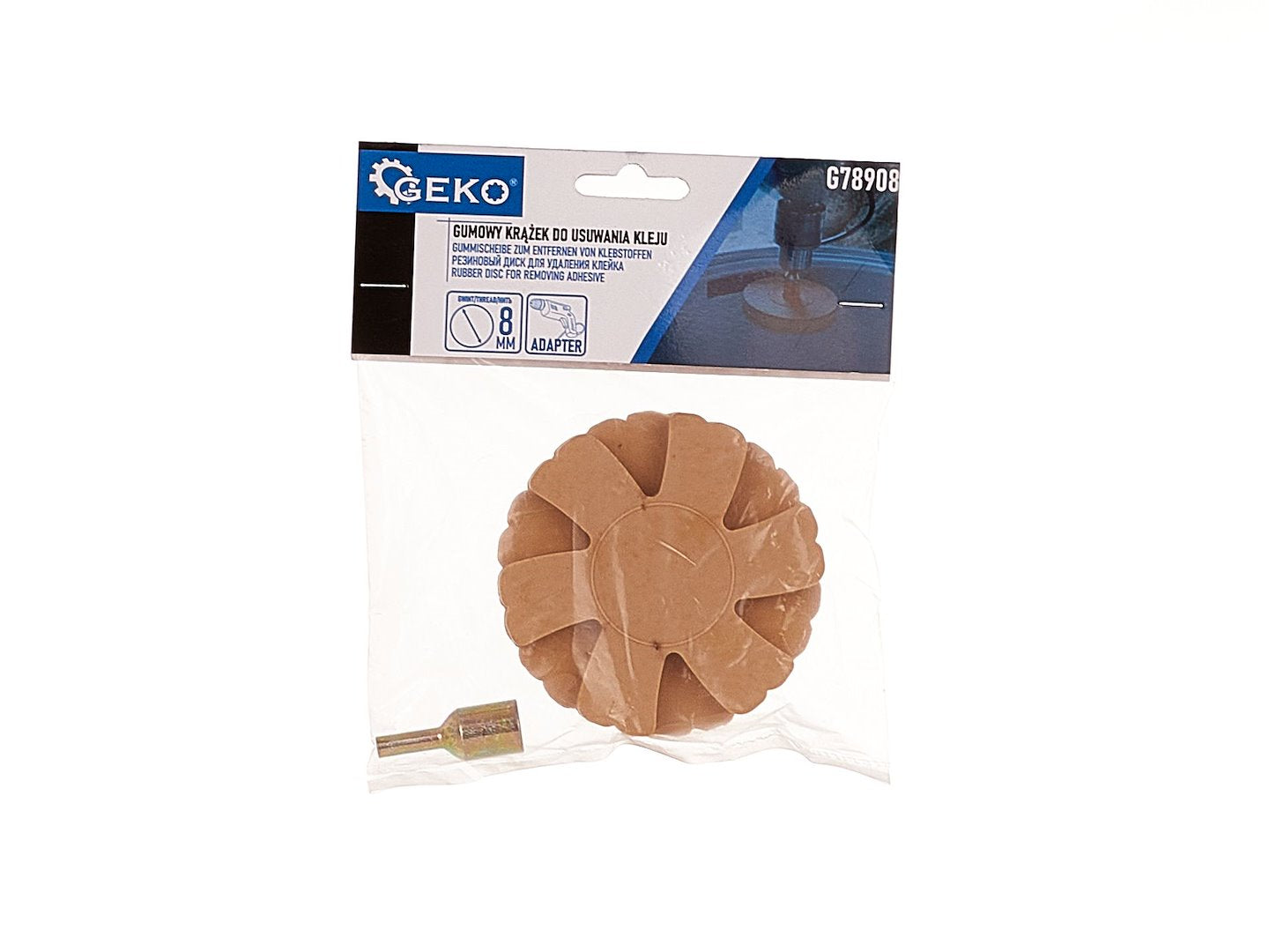 Rubber disc for removing glue and adapter (type 2)