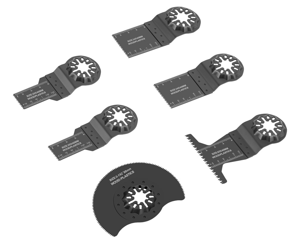 Blade and saw blade set for multifunction devices 6pcs. KD11858