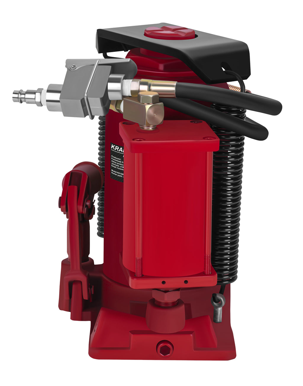 Hydraulic-pneumatic jack 20T KD12685