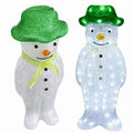 57 cm LED-valgustusega akrüülist lumememmefiguur õue RC-K-2763