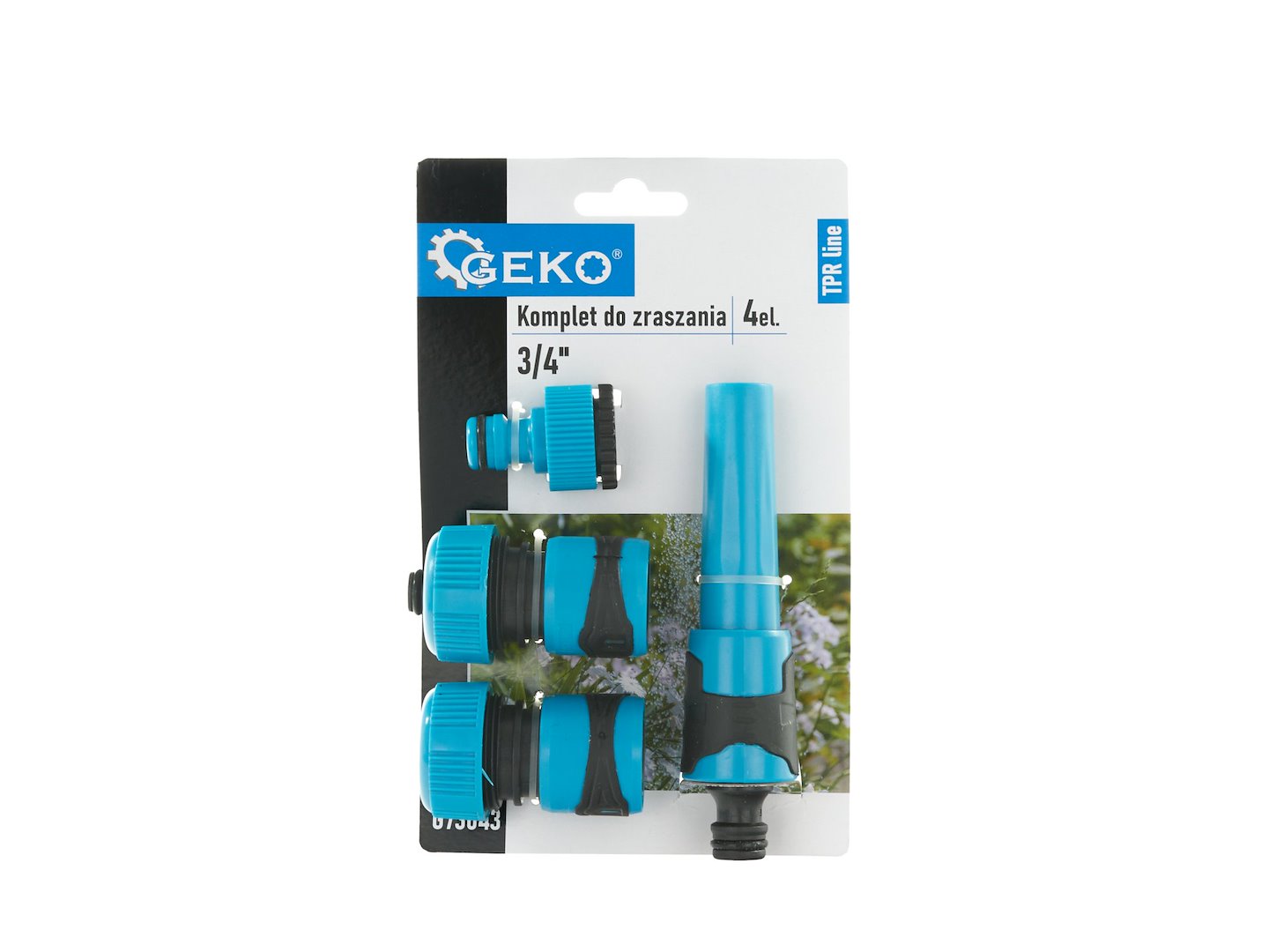 3/4" 4pcs hose connector set TPR Line