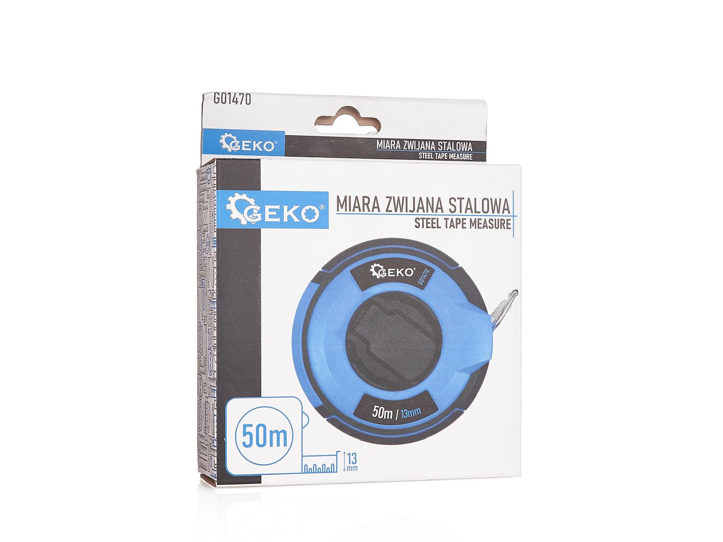 Steel measuring tape 50 m x 13 mm
