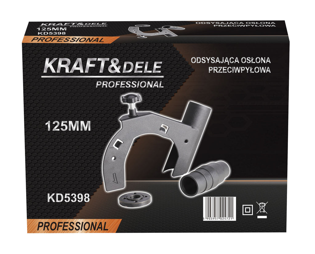 Dust extraction guard for 125mm grinder KD5398