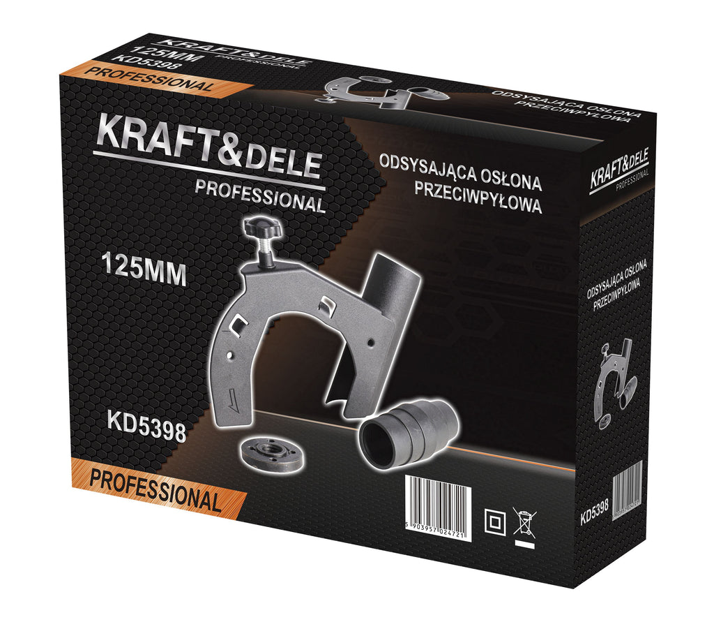 Dust extraction guard for 125mm grinder KD5398