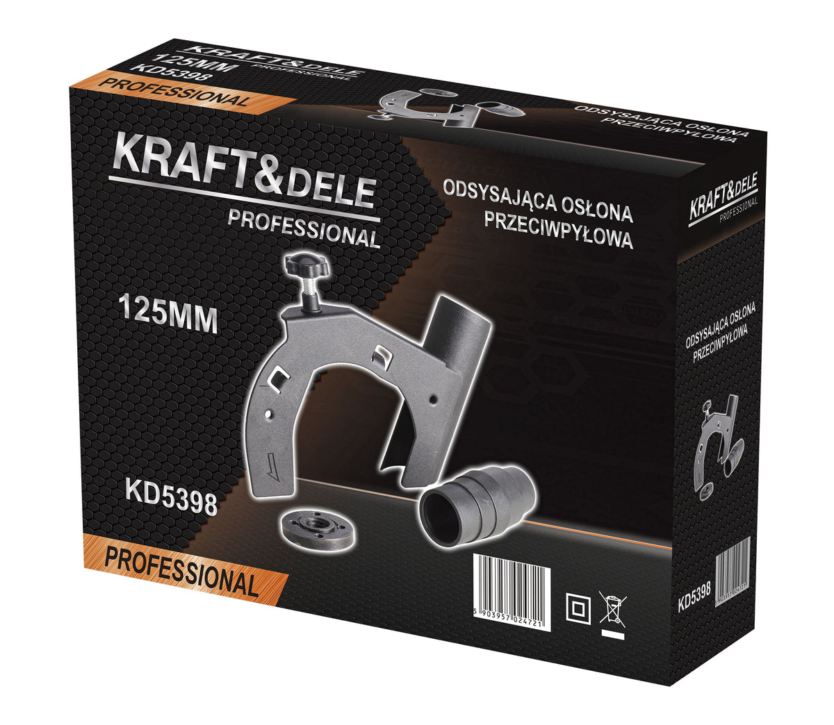 Dust extraction guard for 125mm grinder KD5398