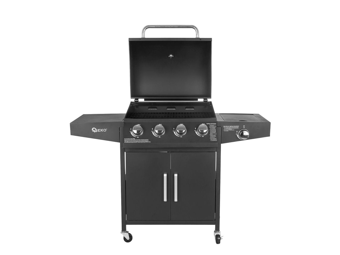 Gas barbecue grill 5 burners (4 + 1) 15 kW