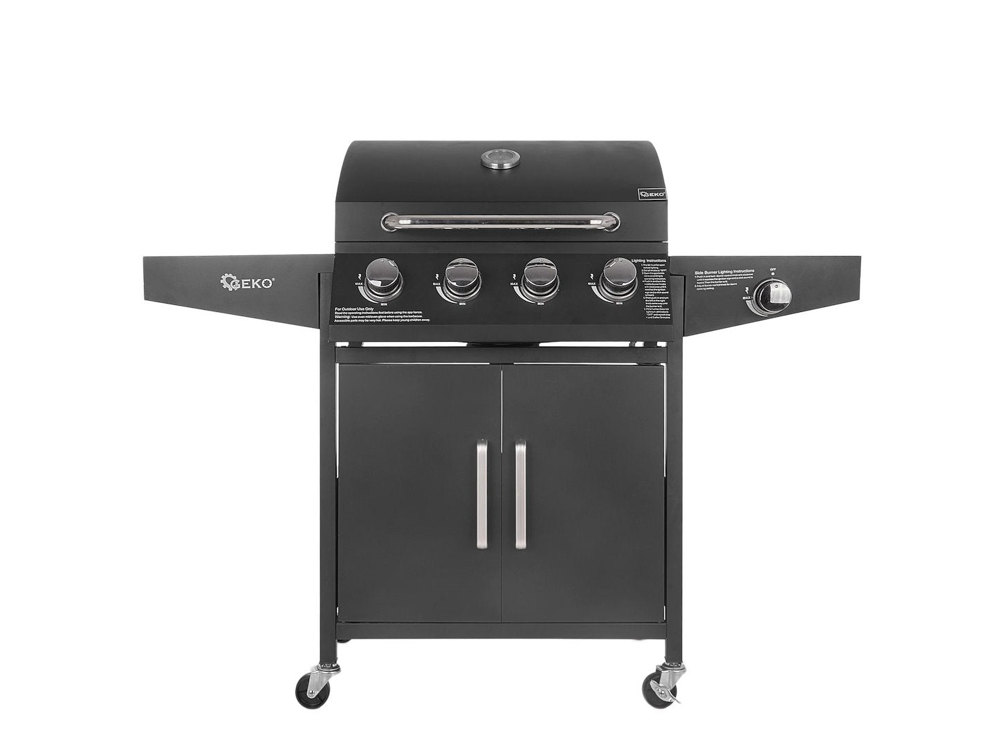Gas barbecue grill 5 burners (4 + 1) 15 kW