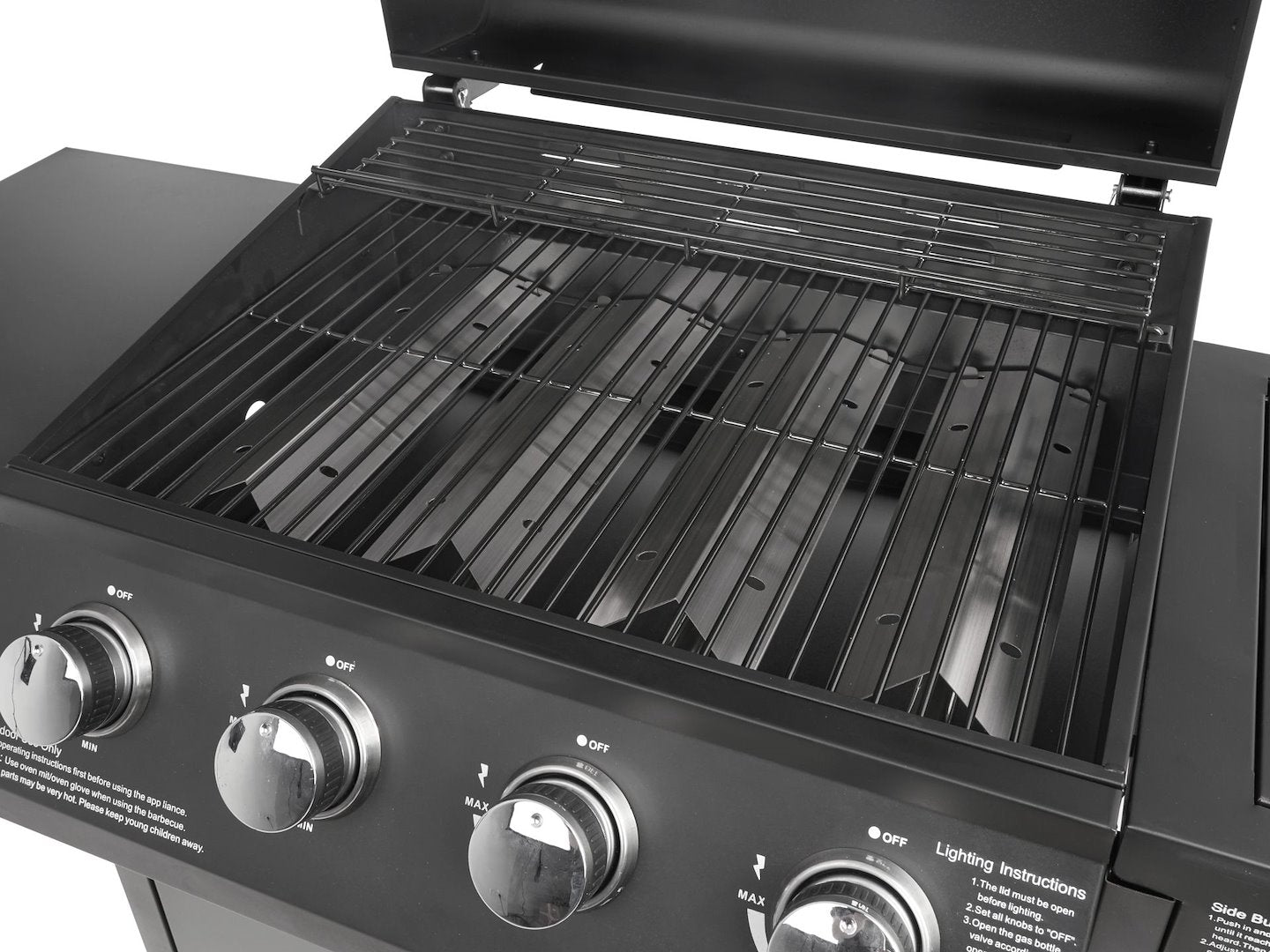 Gas barbecue grill 5 burners (4 + 1) 15 kW