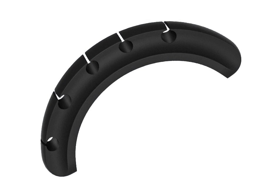 Self-adhesive cable clip holder with 5 slots