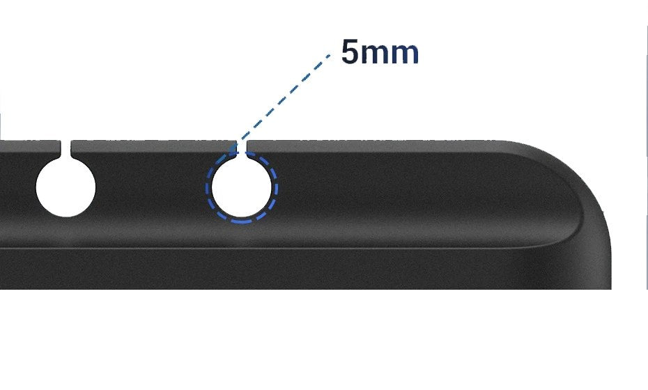 Self-adhesive cable clip holder with 5 slots