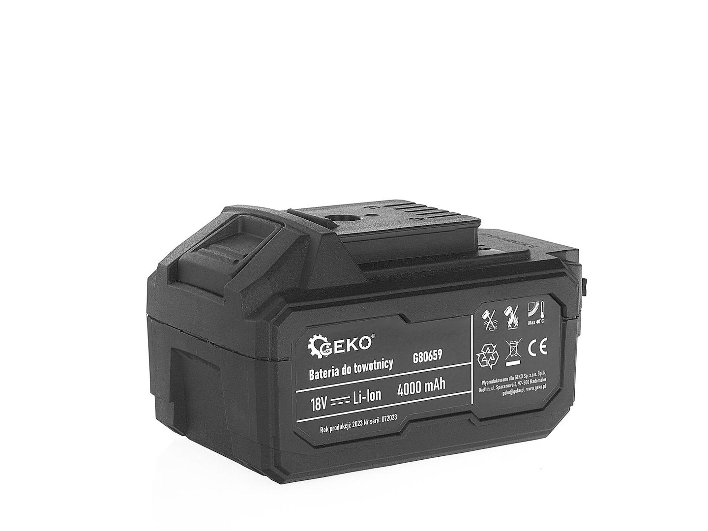 Battery Li-ion 18V 4.0 Ah for G80657