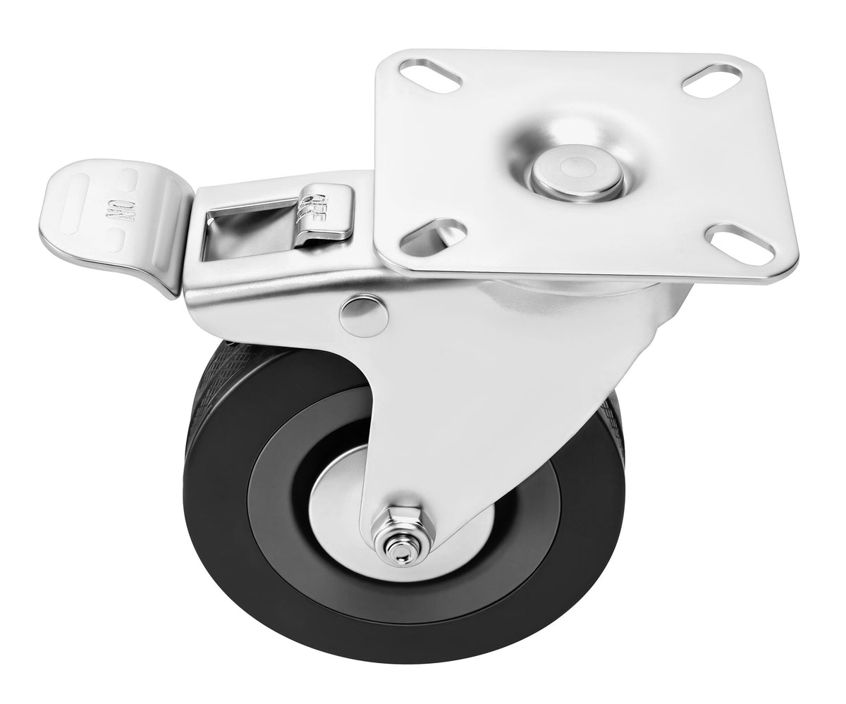 Set of 75mm swivel wheels 220kg 4pcs. KD3620