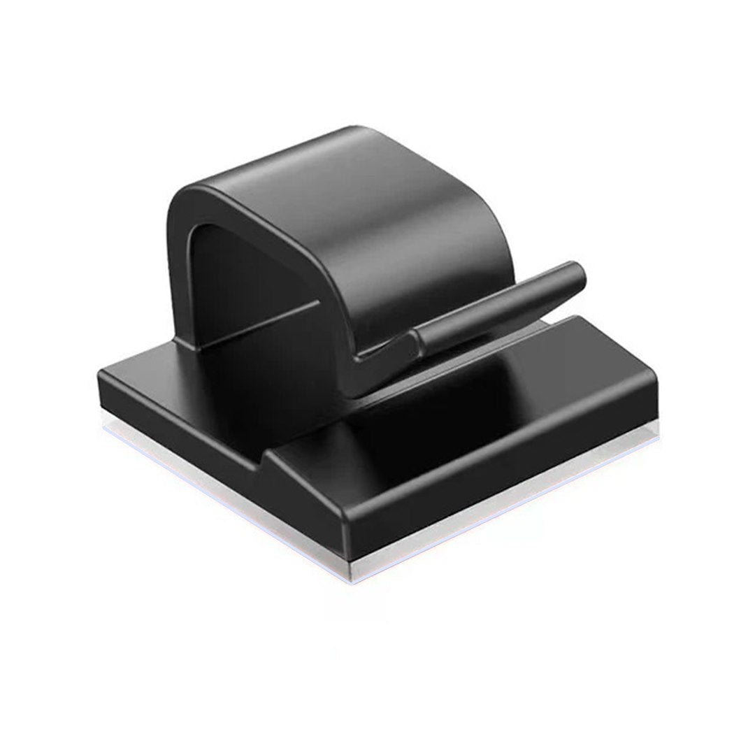 10 pcs self-adhesive cable clip holders (14x14 mm)