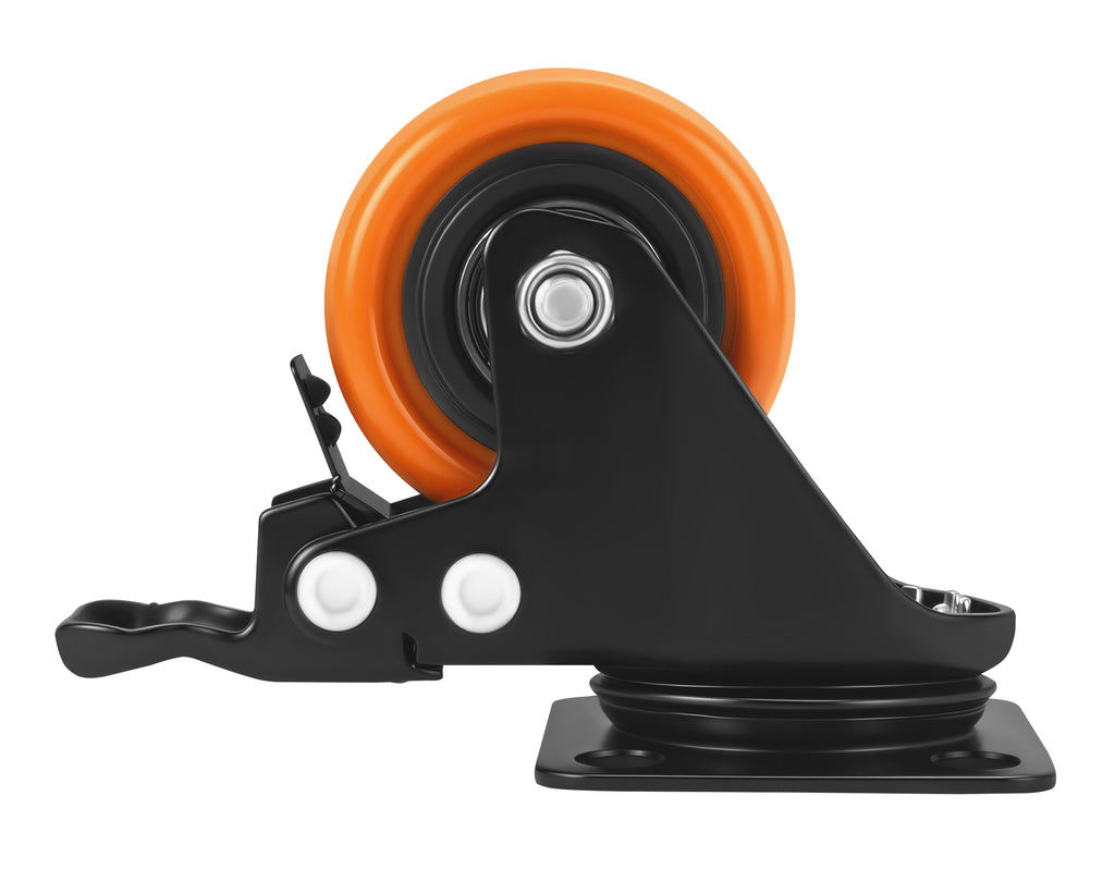 Set of 50mm swivel wheels 250kg 4pcs. KD3622