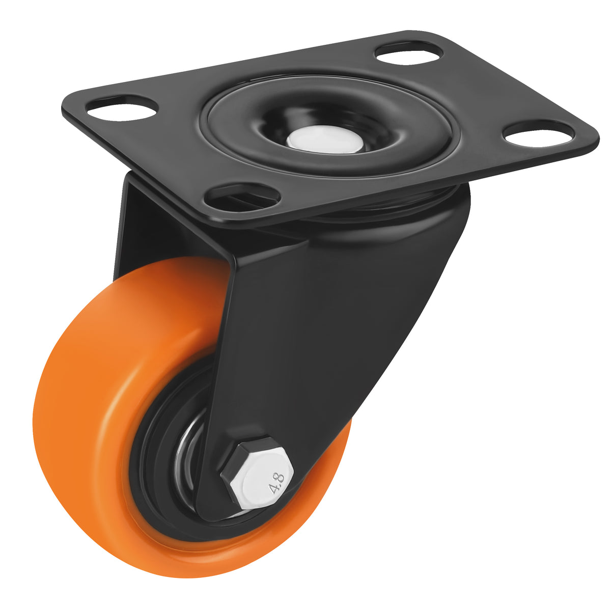 Set of 50mm swivel wheels 250kg 4pcs. KD3622