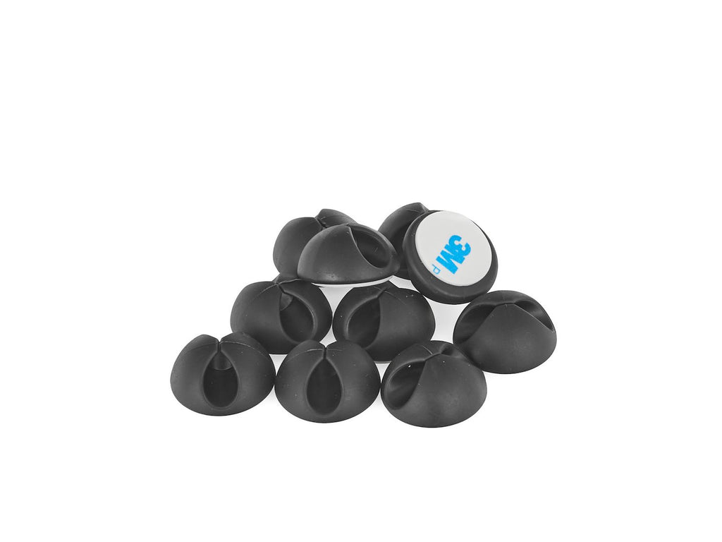 10pcs Self-Adhesive Cable Clip Holders (28x28mm)