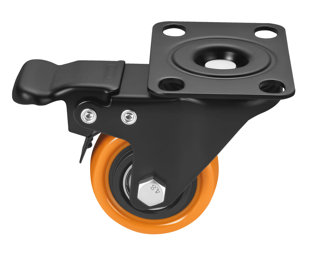 Set of 50mm swivel wheels 250kg 4pcs. KD3622