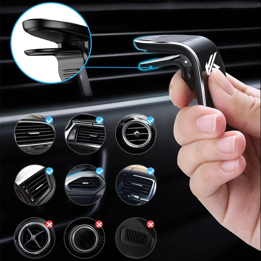 Universal Air Vent Magnetic Phone Holder (Clip Type)