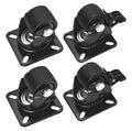 Set of 50mm swivel wheels 1200kg 4pcs. KD3626