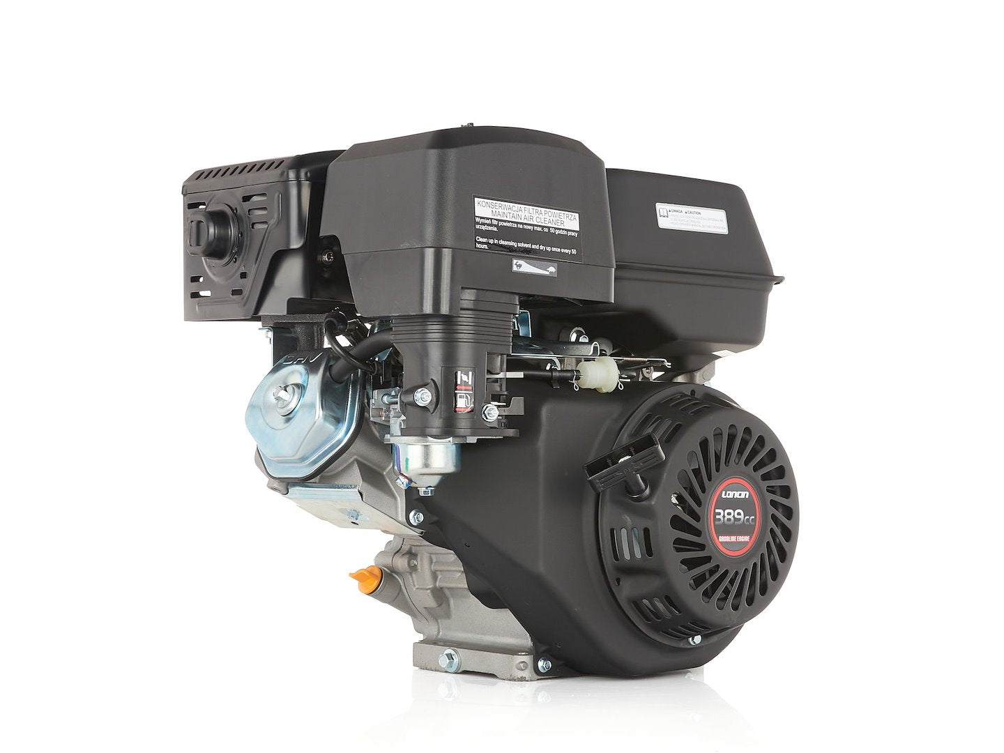 Gasoline enigne Loncin 13HP F390F 25mm manual start