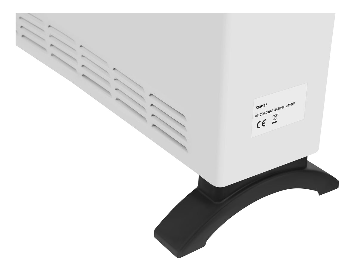 Electric convector heater with thermostat 2000W KD6517
