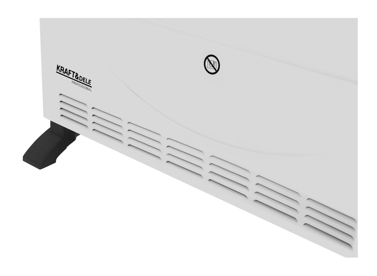 Electric convector heater with thermostat 2000W KD6517