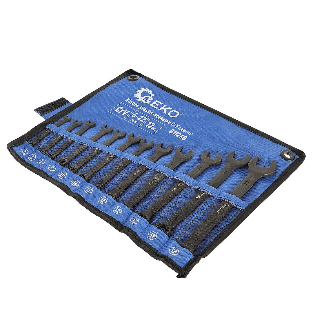 Combination Spanner Elliptical Set 6-22 mm, 12 pcs