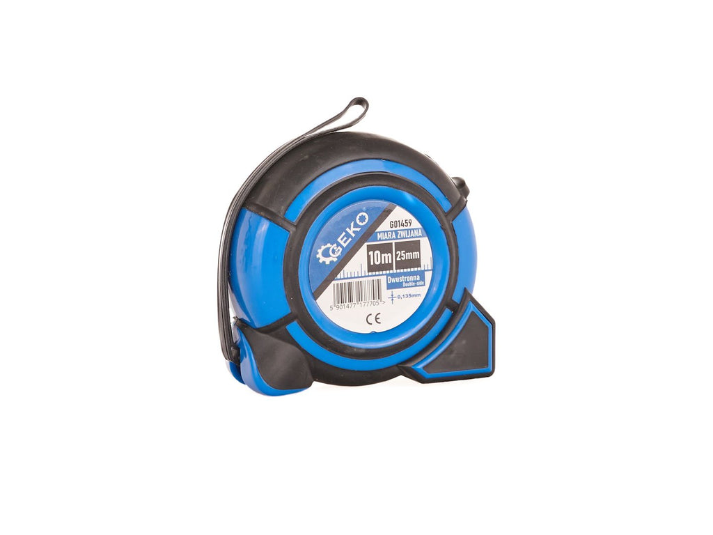 Measuring tape 10m x 25mm, double-sided – Pack of 6