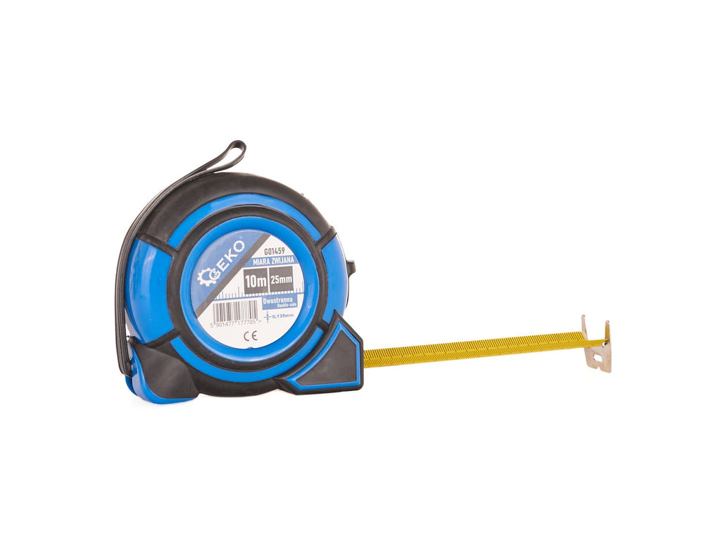 Measuring tape 10m x 25mm, double-sided – Pack of 6