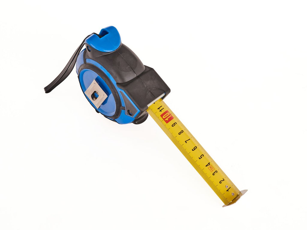 Measuring tape 10m x 25mm, double-sided – Pack of 6