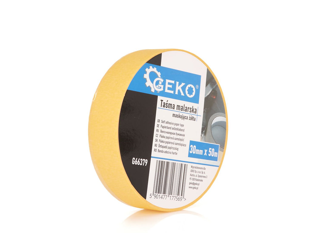Yellow masking tape 30 mm x 50 m