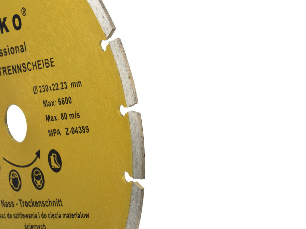 GEKO Profi Segmented Diamond Blade 230 x 8 x 22.2 mm