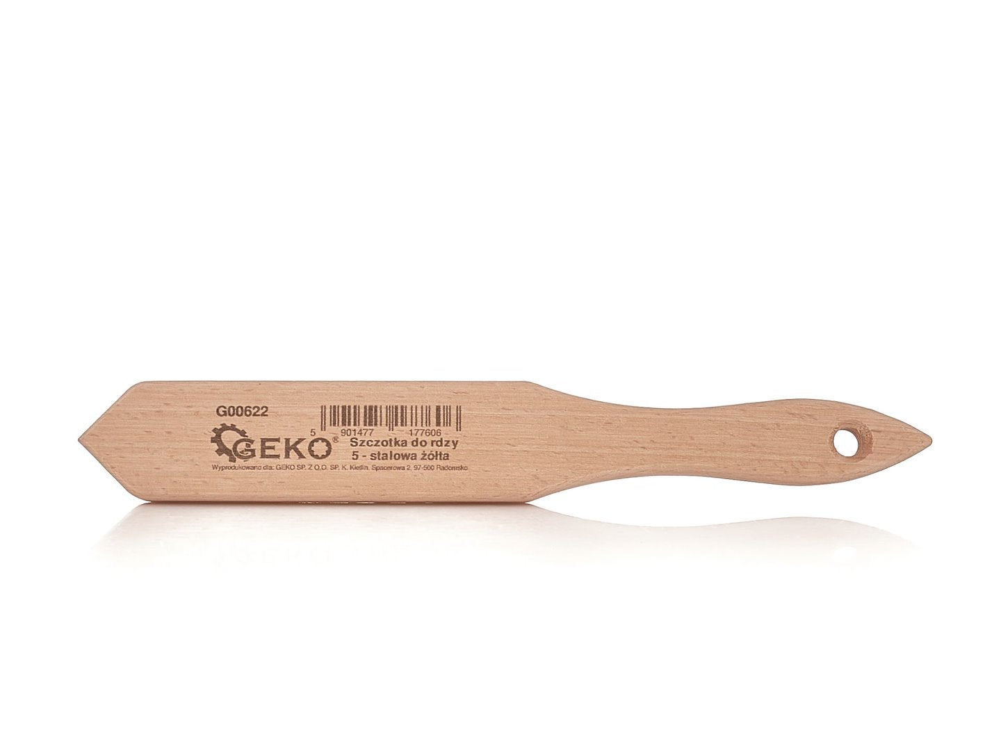5-row wire brush for rust removal (wooden handle)