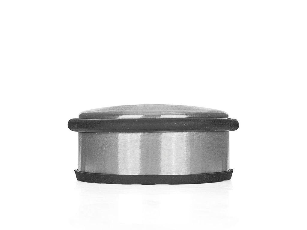 Freestanding Door Stopper — Low (Brushed Nickel Finish)