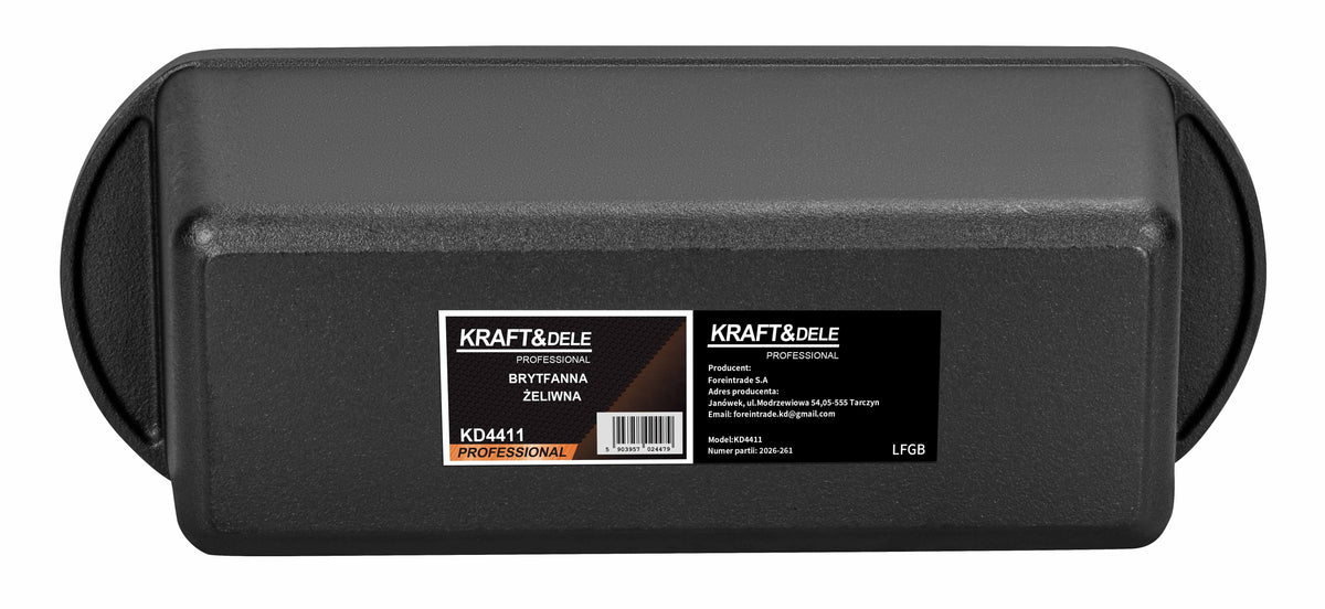 Cast iron roasting pan 3L 35x13x11cm KD4411