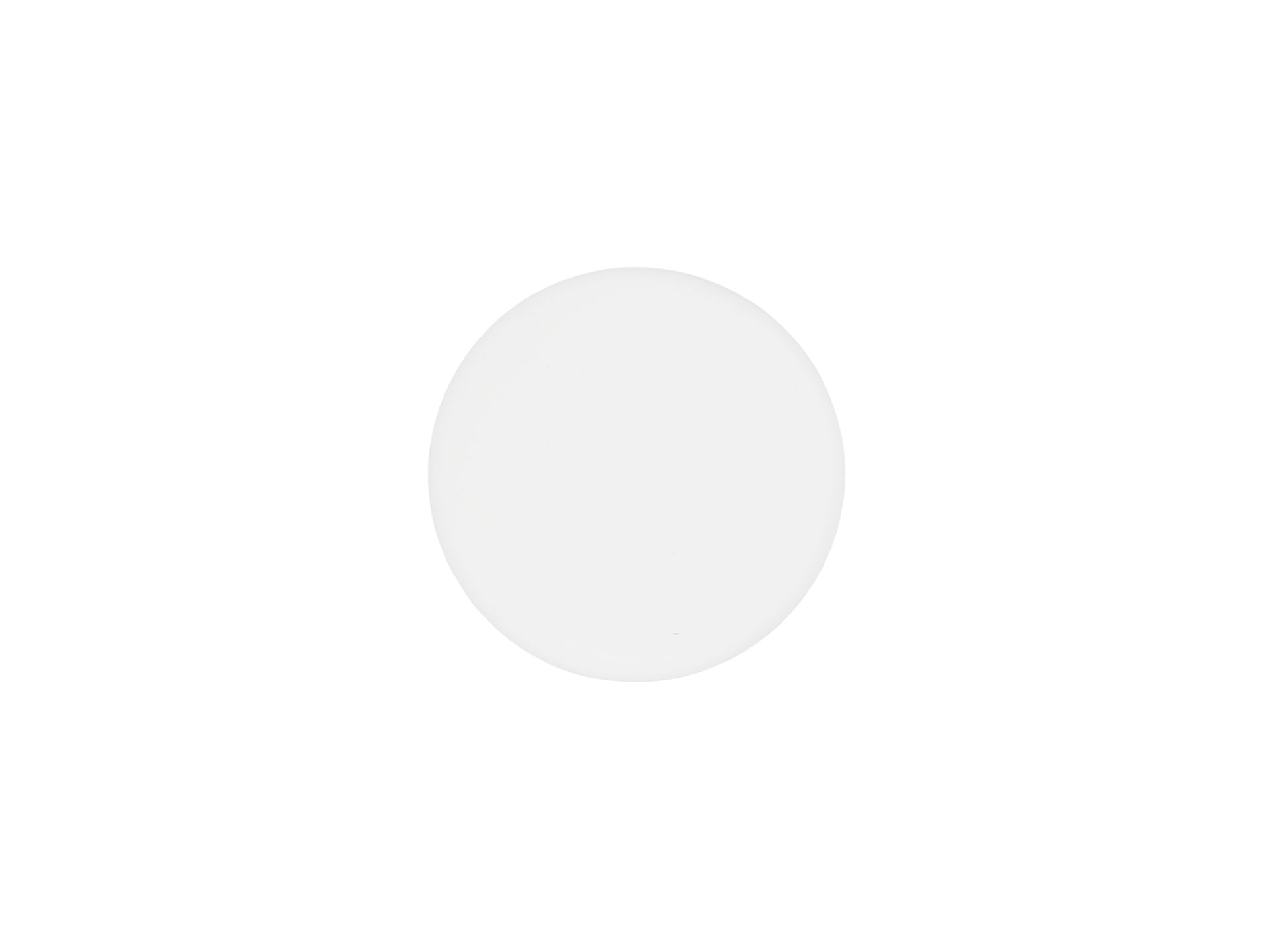 Self-adhesive door stopper — wall-mounted, 60 mm, white