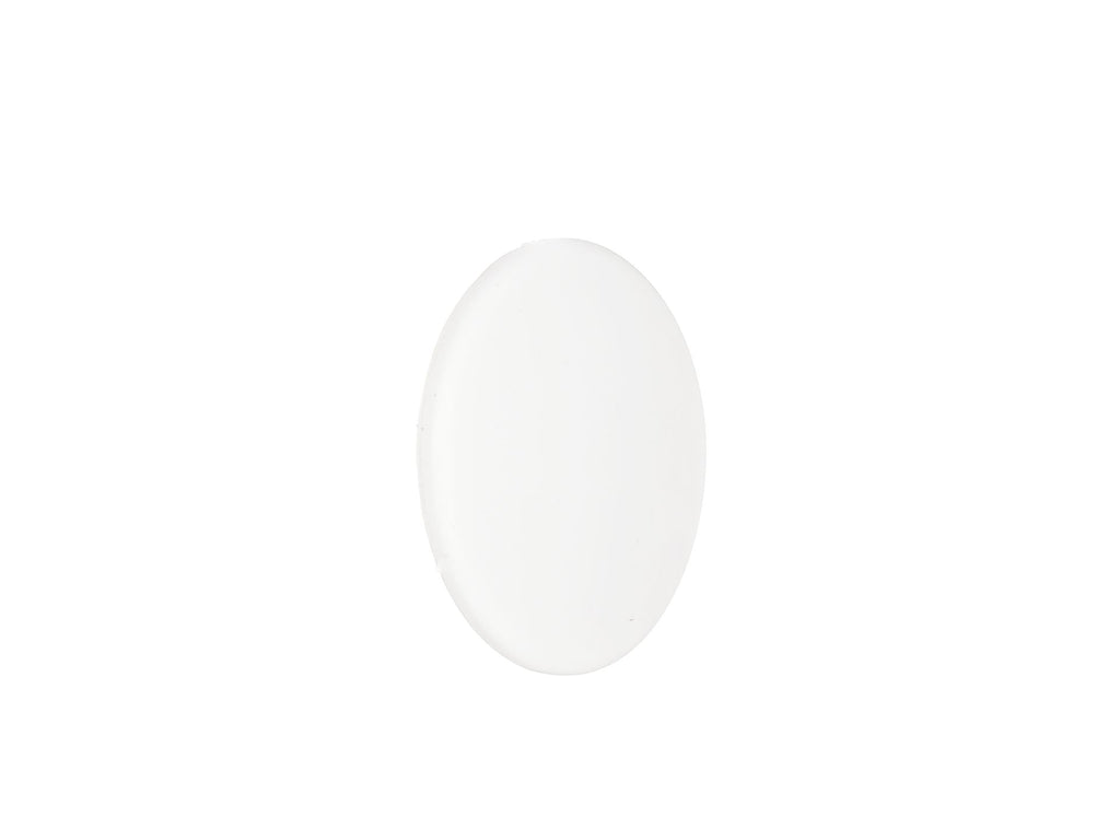 Self-adhesive door stopper — wall-mounted, 60 mm, white