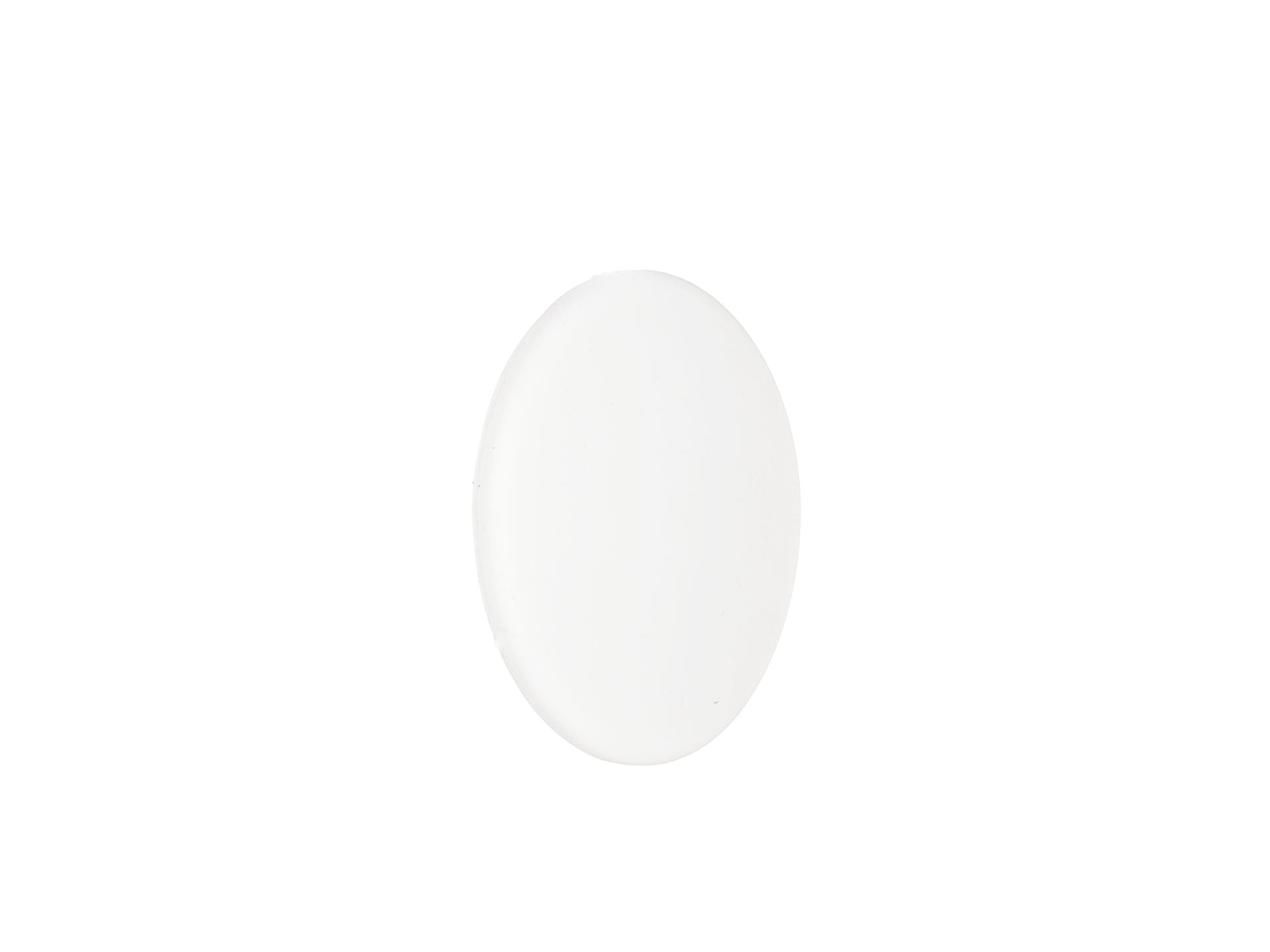 Self-adhesive door stopper — wall-mounted, 60 mm, white