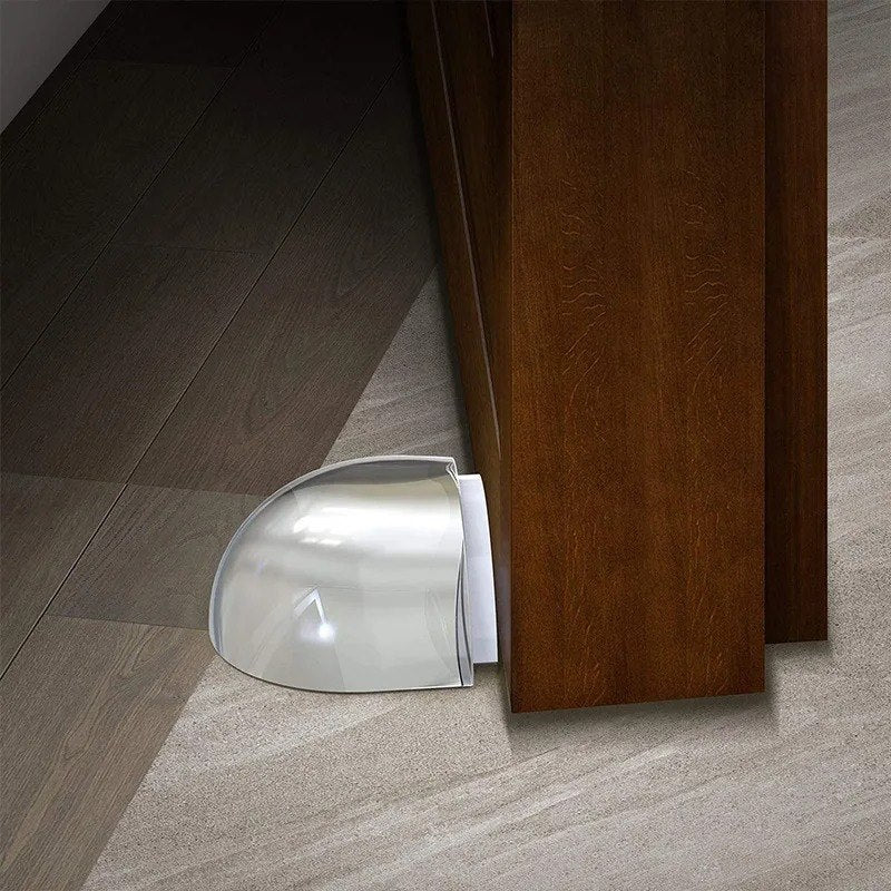 Self-adhesive door stopper – transparent