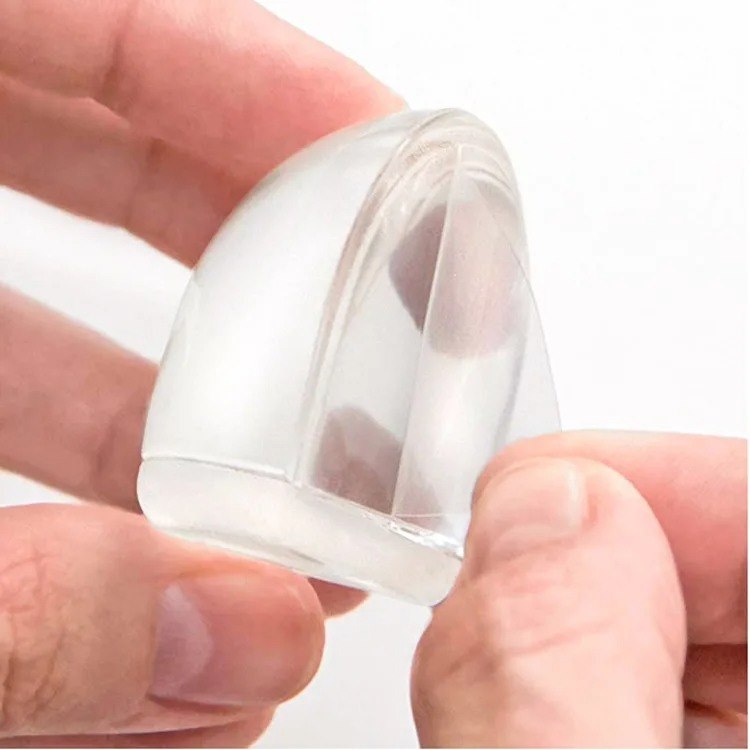 Self-adhesive door stopper – transparent