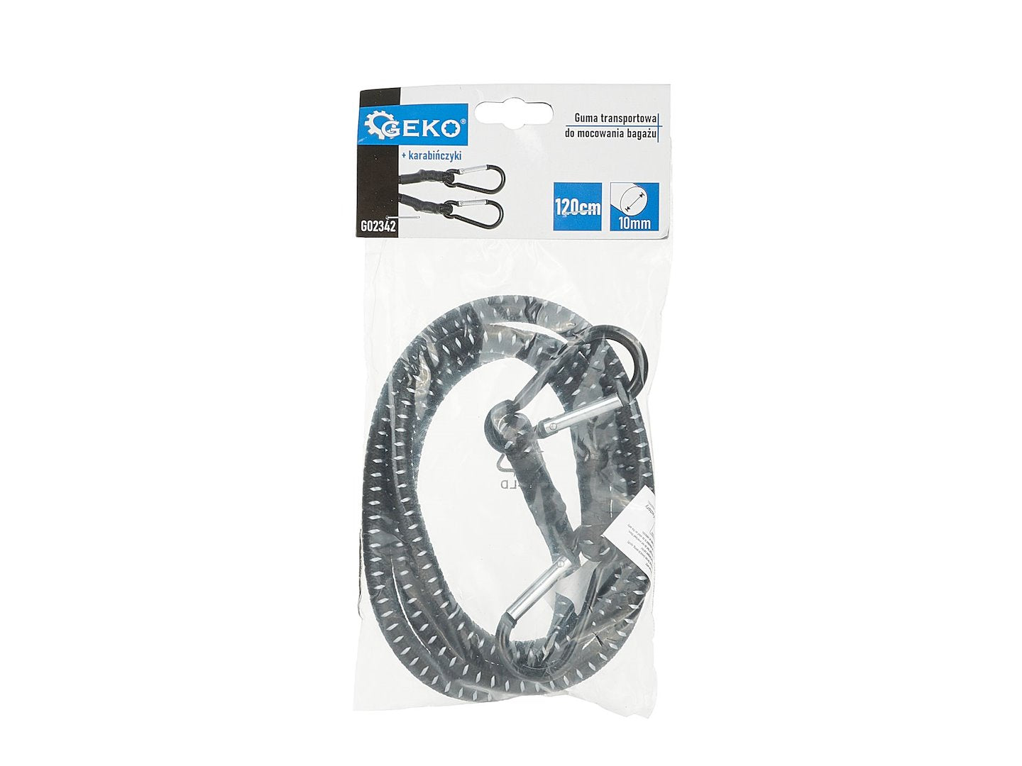 Bungee Cord with Carabiners 10 mm x 120 cm