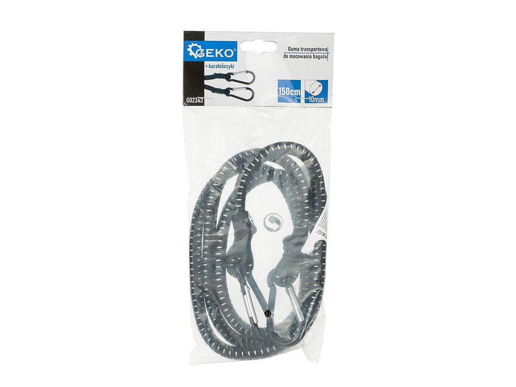 Bungee cord with carabiners 10 mm x 150 cm