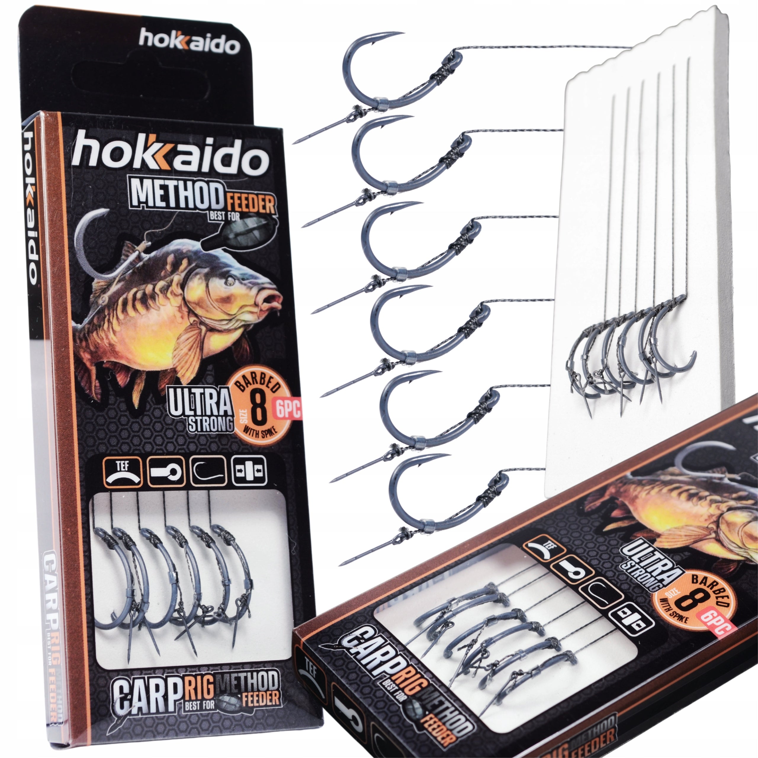 Hokkaido Leader + HAK 8 meetodi feeder 10cm nõelaga