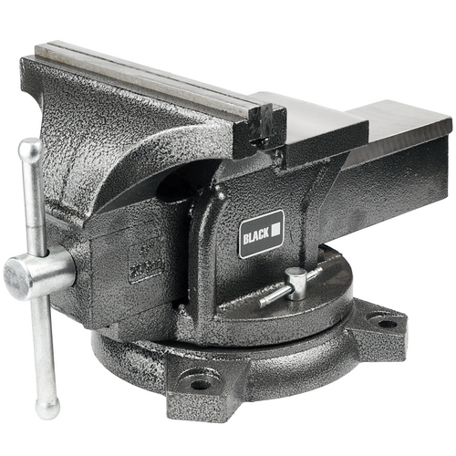 150mm pöörlev tööpingi kruustang 360° alusega, 10kg, Black Solid (B28)